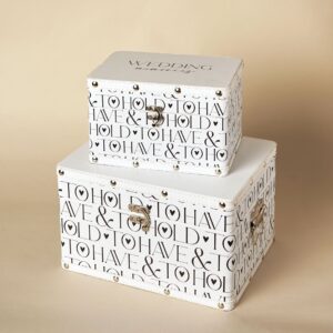Amore Words Luggage Set of 2 - Wedding Keepsakes