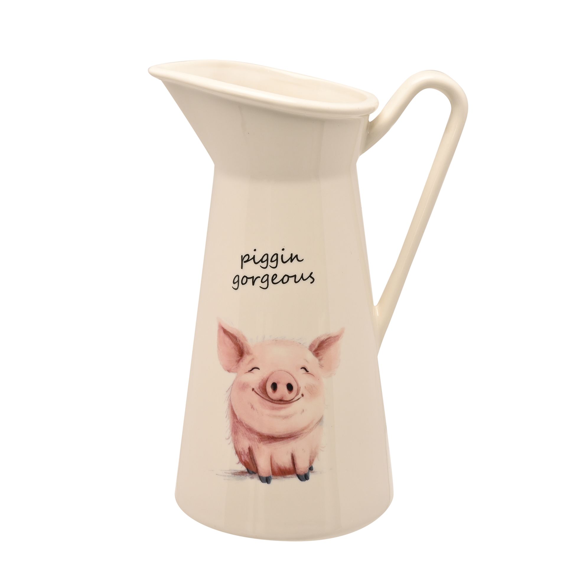 The Funny Farm Ceramic Vase - "Piggin Gorgeous" - Image 3