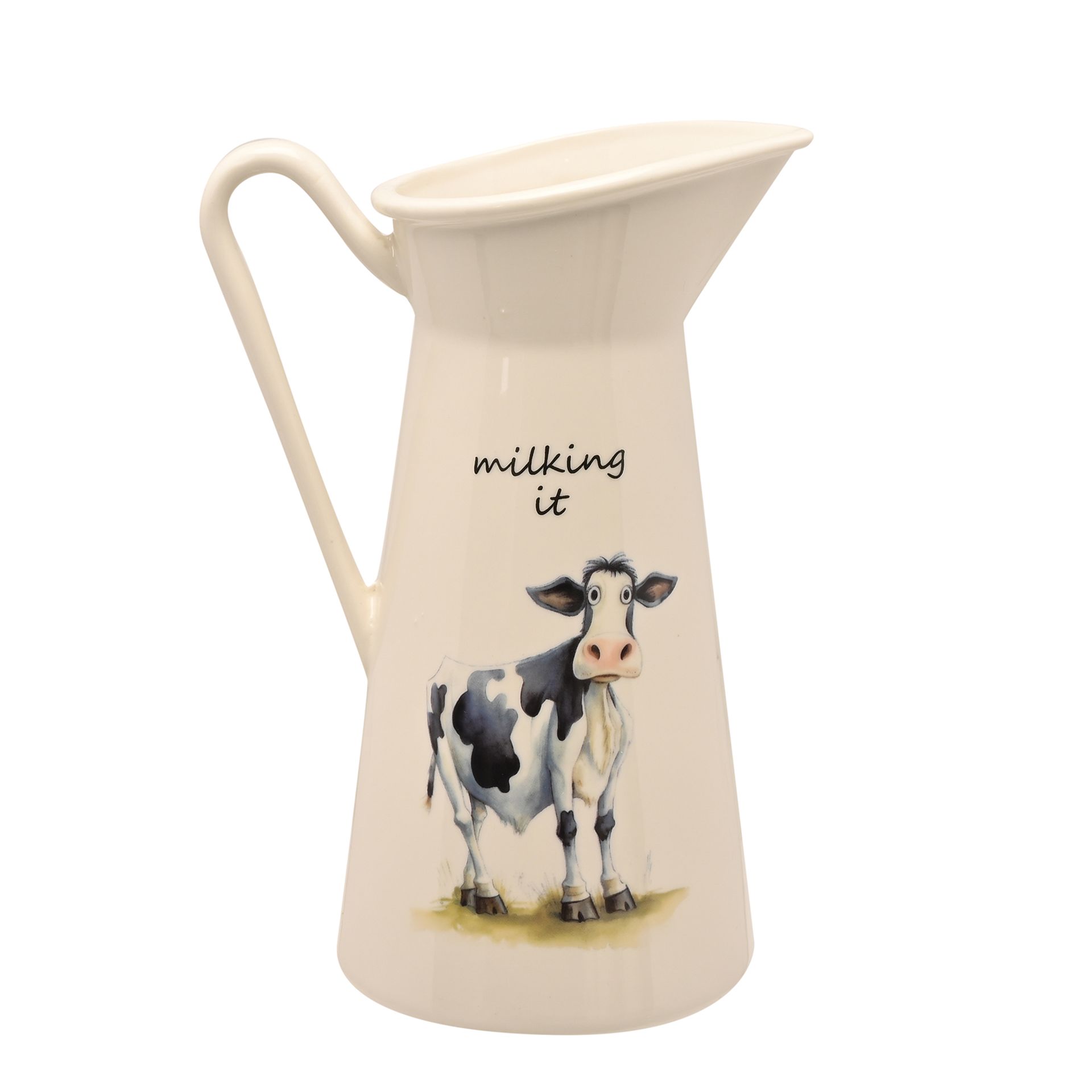 The Funny Farm Ceramic Vase - "Milking It" - Image 2