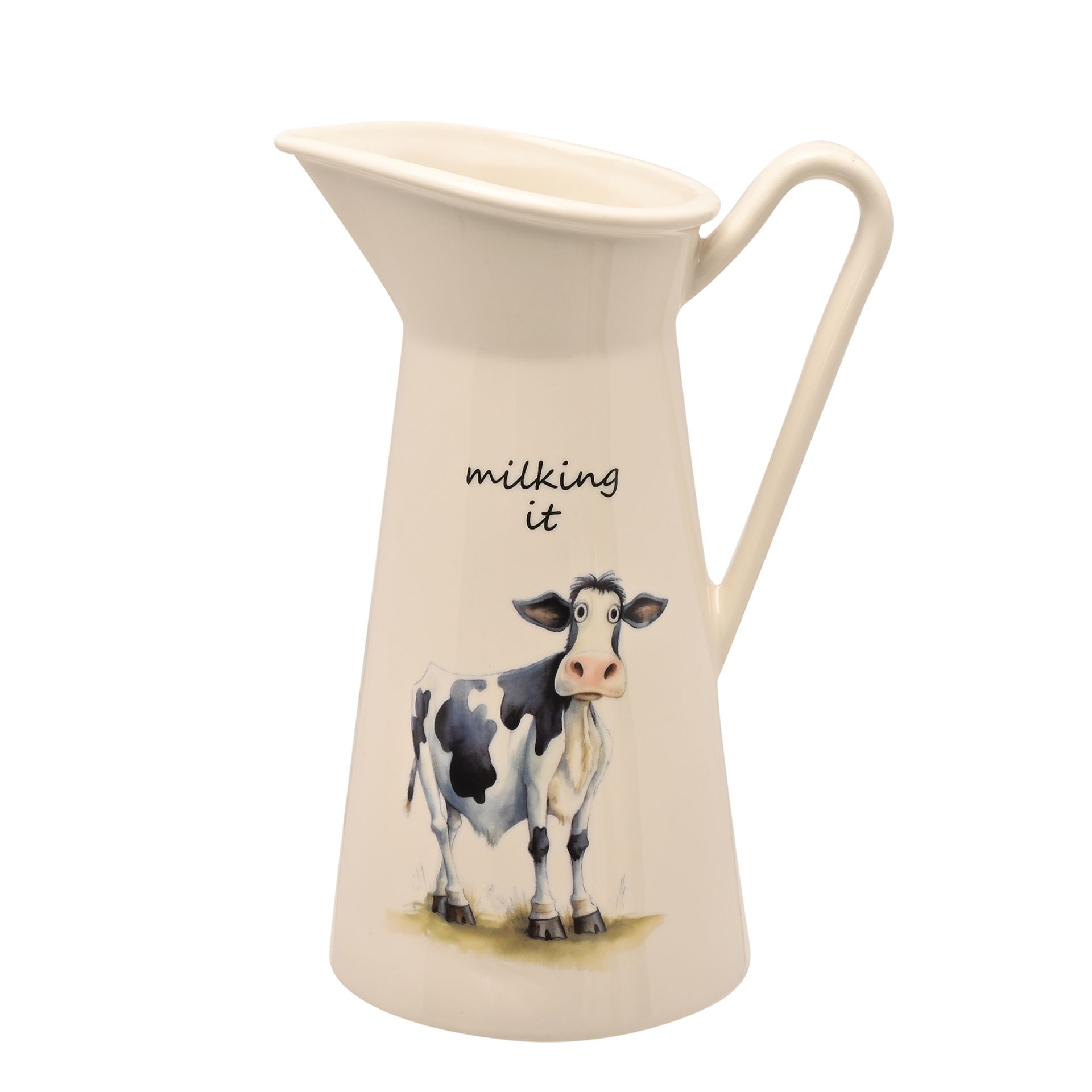 The Funny Farm Ceramic Vase - "Milking It" - Image 3