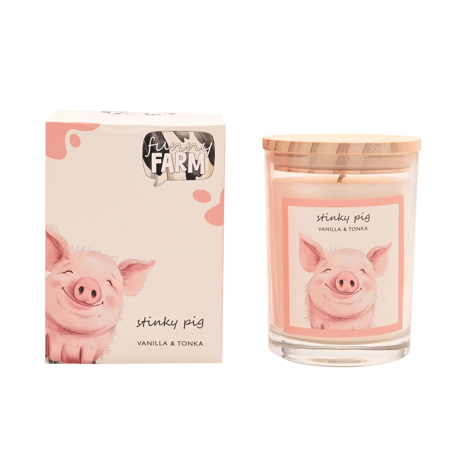 The Funny Farm Candle 250g - "Stinky Pig" - Image 2