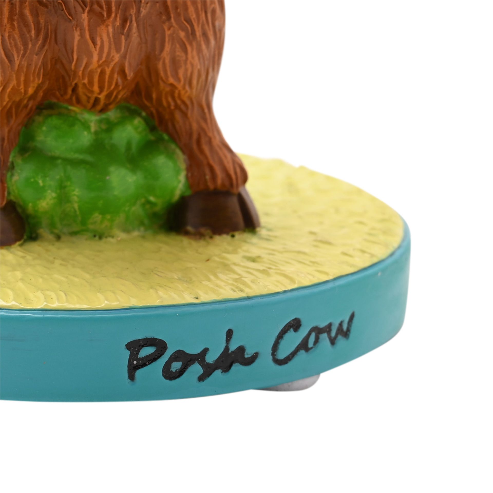 The Funny Farm Highland Cow Figurine "Posh Cow" - Image 4