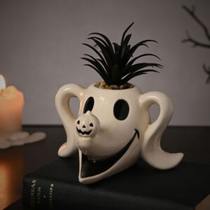 Disney Nightmare Before Christmas Planter with Faux Plant - Zero