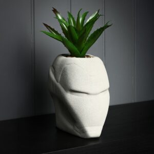 Marvel Iron Man Planter With Faux Plant