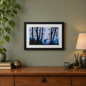 Misty Forest - Framed Print