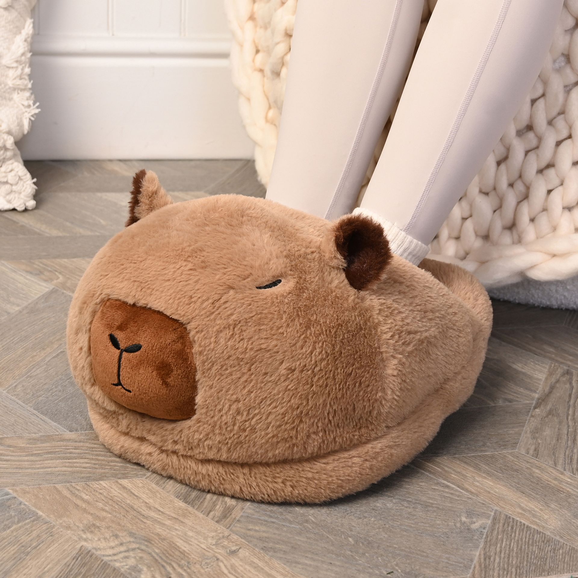 The Feel Good Club Capybara Cuddly Feet Warmer - Image 3