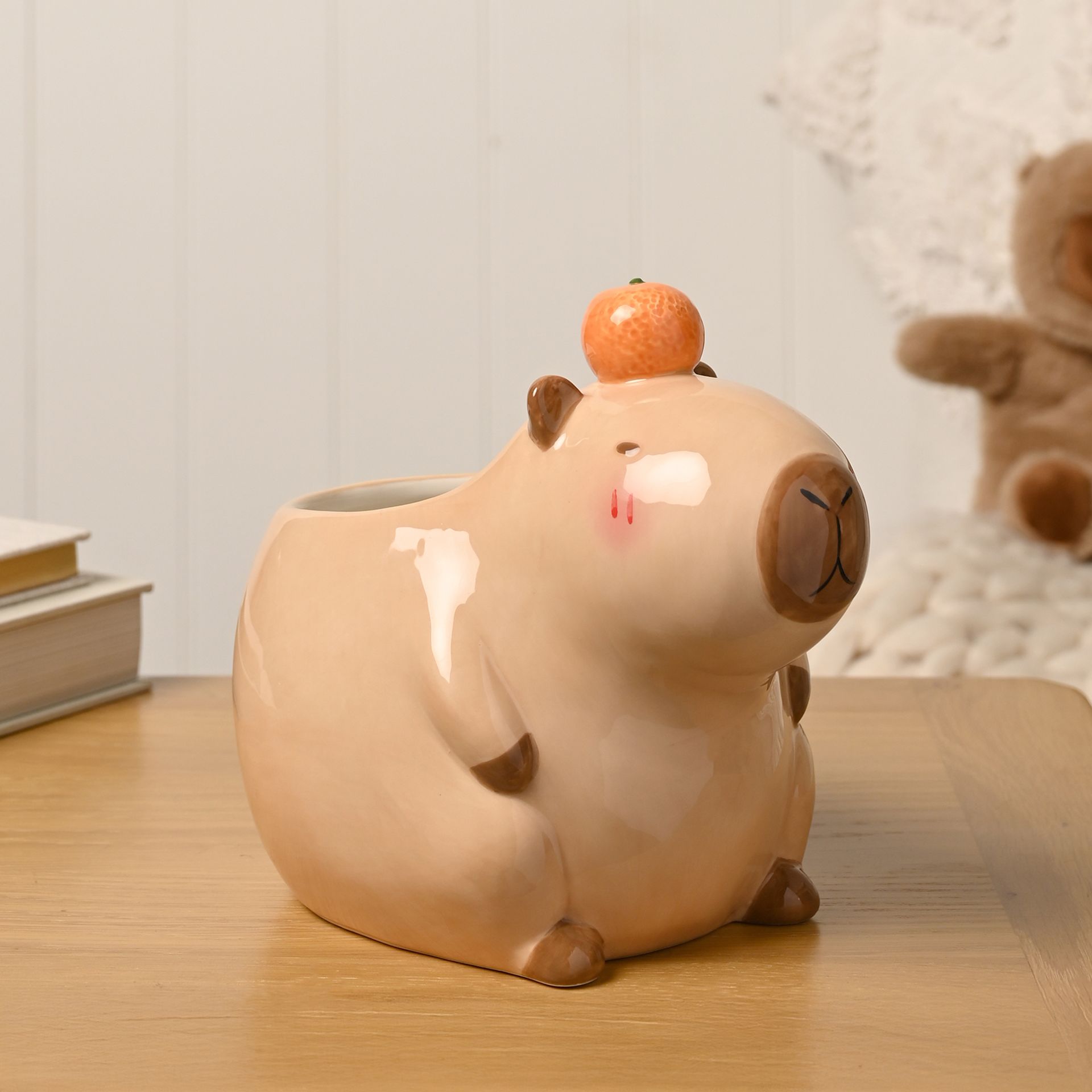 The Feel Good Club Capybara Plant Pot - Large - Image 3