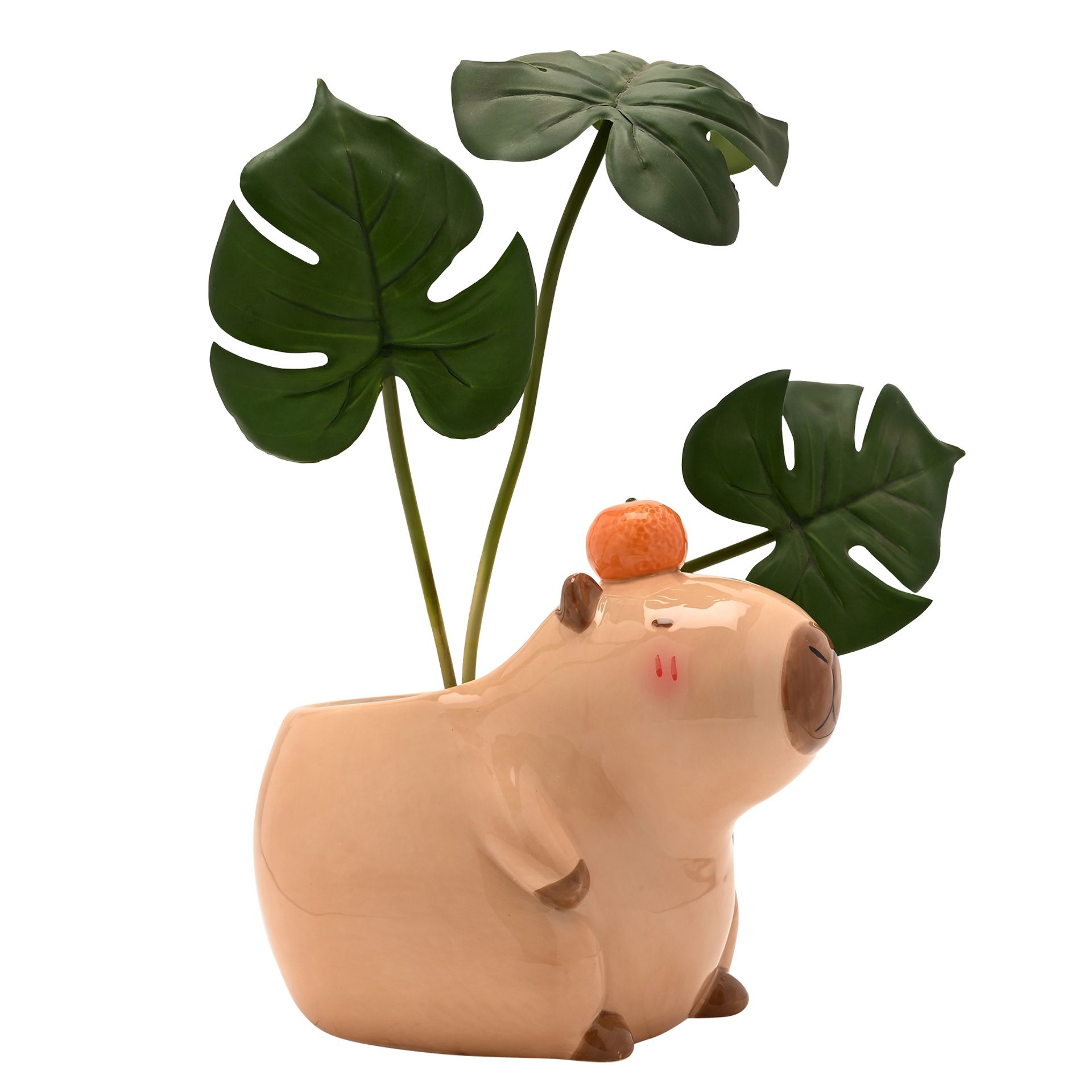 The Feel Good Club Capybara Plant Pot - Large - Image 5
