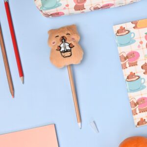 The Feel Good Club Capybara Plushtop Pen