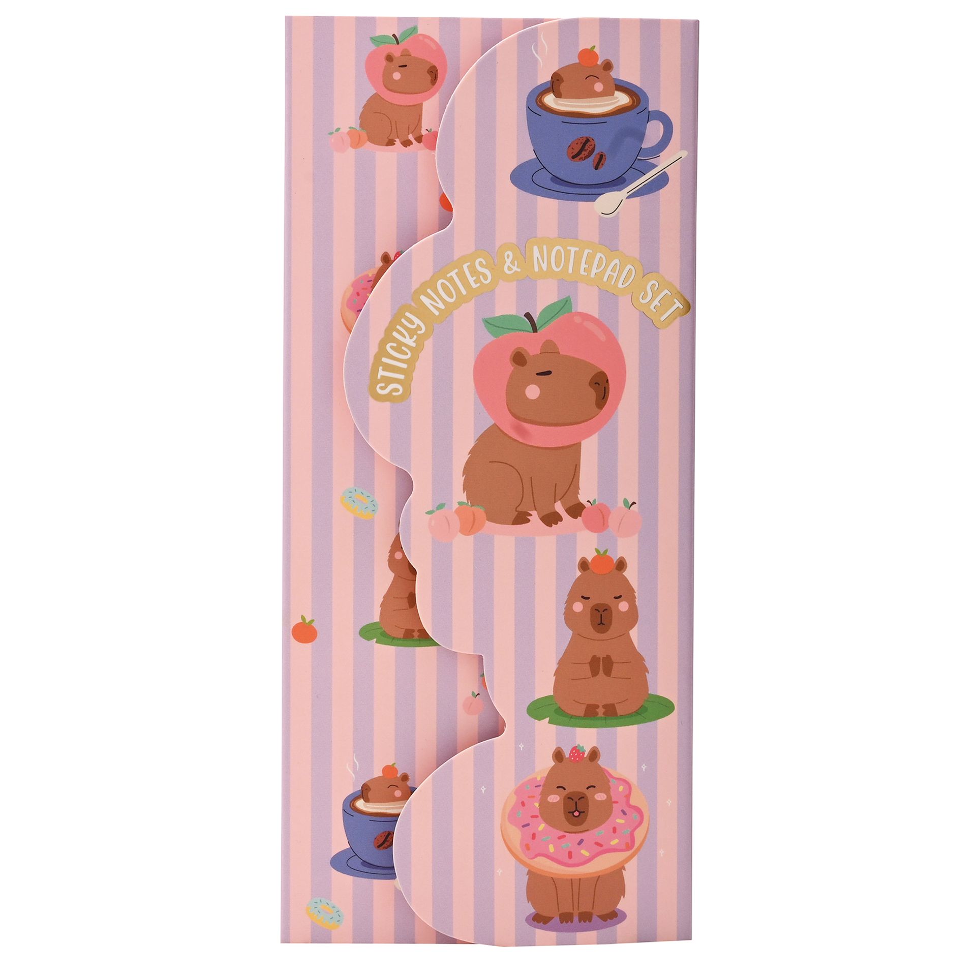The Feel Good Club Capybara Sticky Notes Set - Image 2