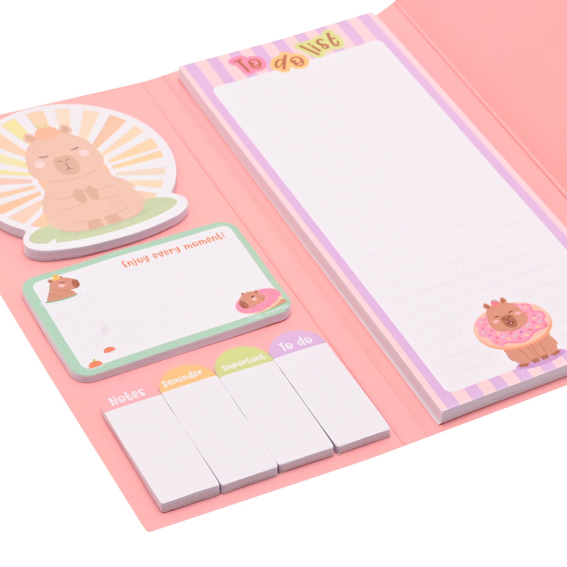 The Feel Good Club Capybara Sticky Notes Set - Image 5