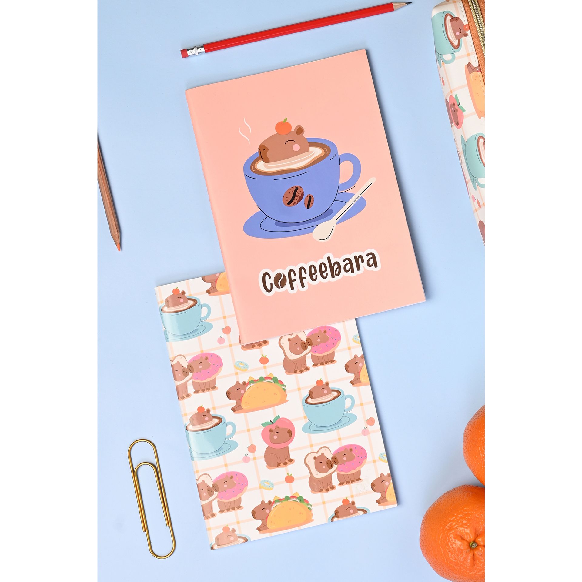 The Feel Good Club Capybara Soft Cover Notebook Set - Image 3