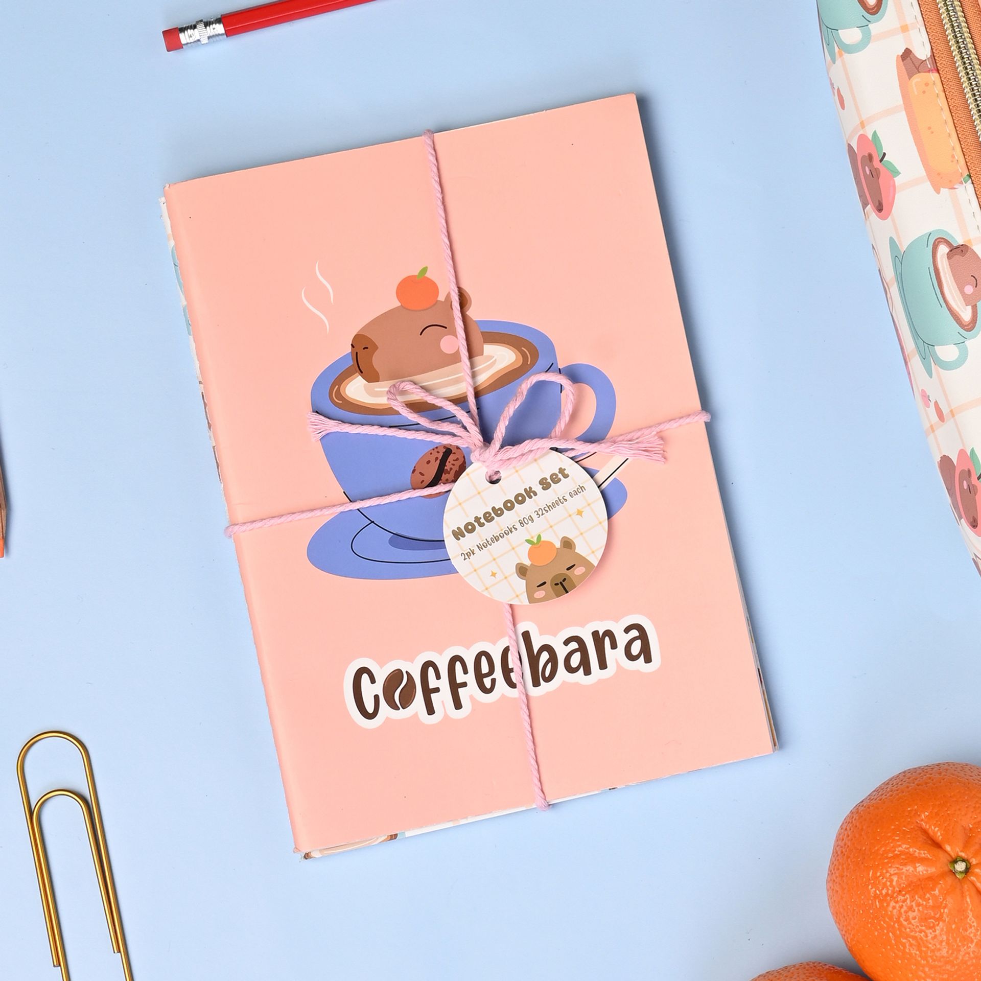 The Feel Good Club Capybara Soft Cover Notebook Set - Image 4