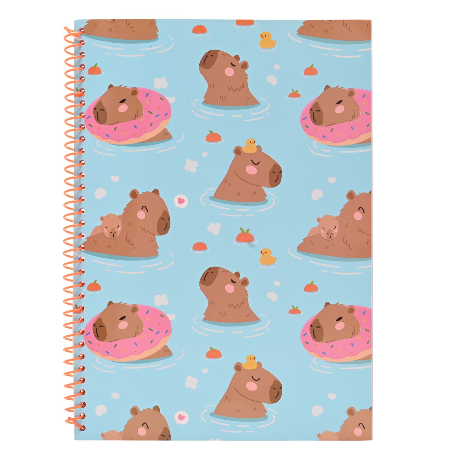 The Feel Good Club Capybara Spiral Soft Cover Notebook - Image 2