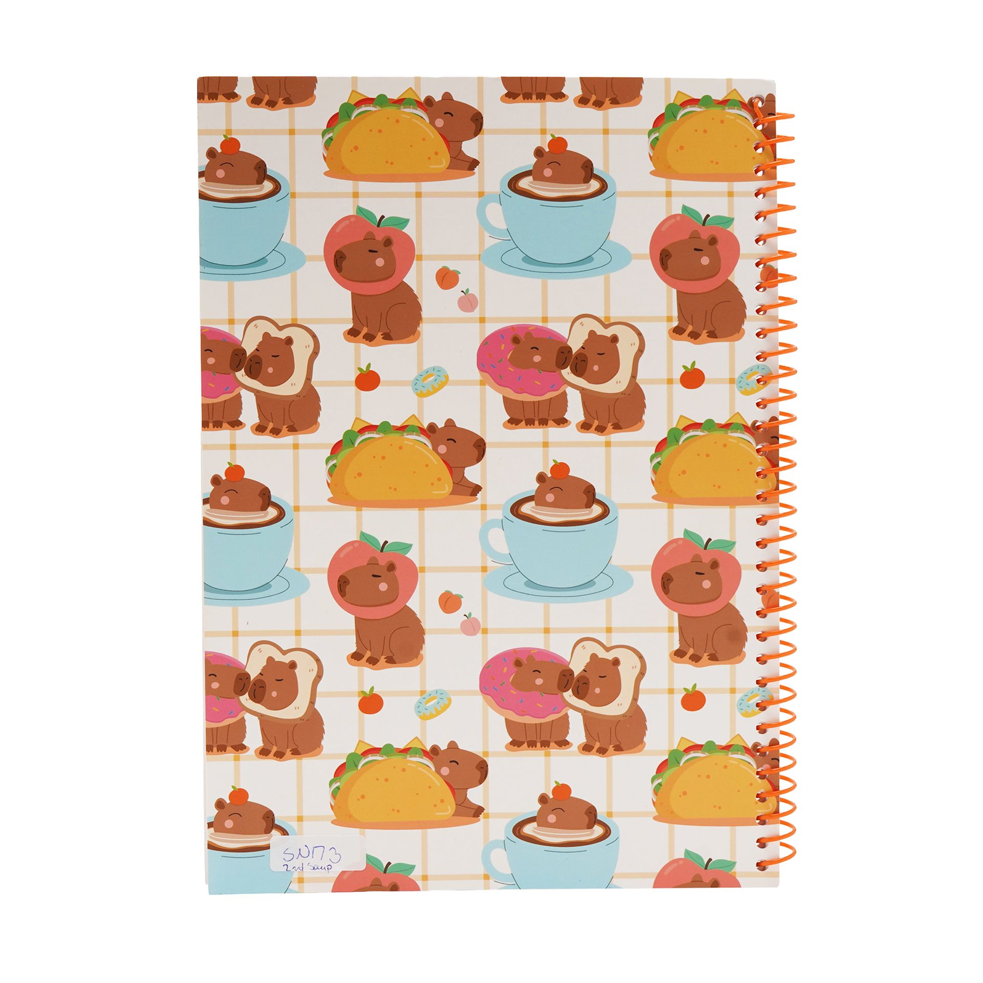 The Feel Good Club Capybara Spiral Soft Cover Notebook - Image 4