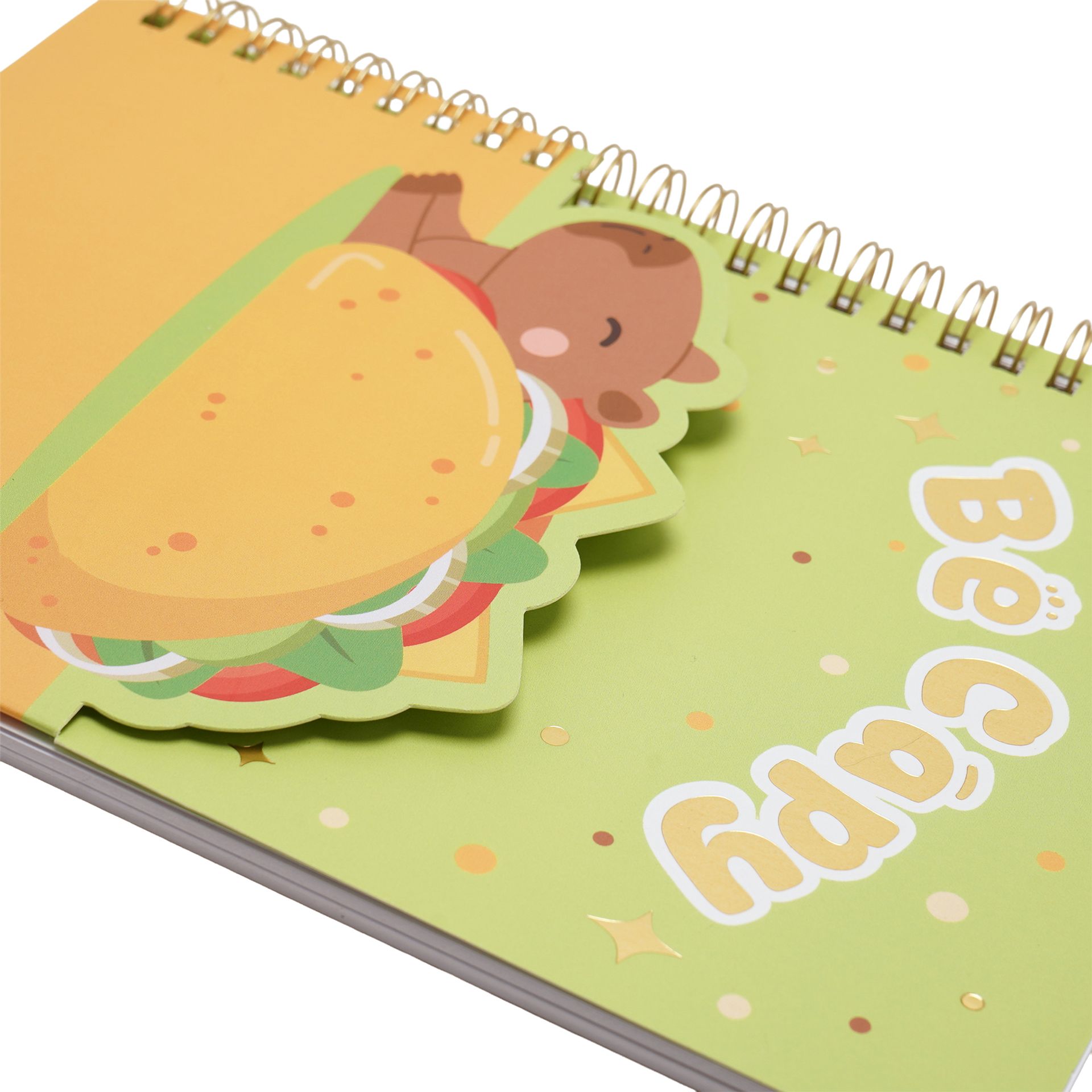 The Feel Good Club Capybara Square Spiral Soft Cover Notebook - Image 2