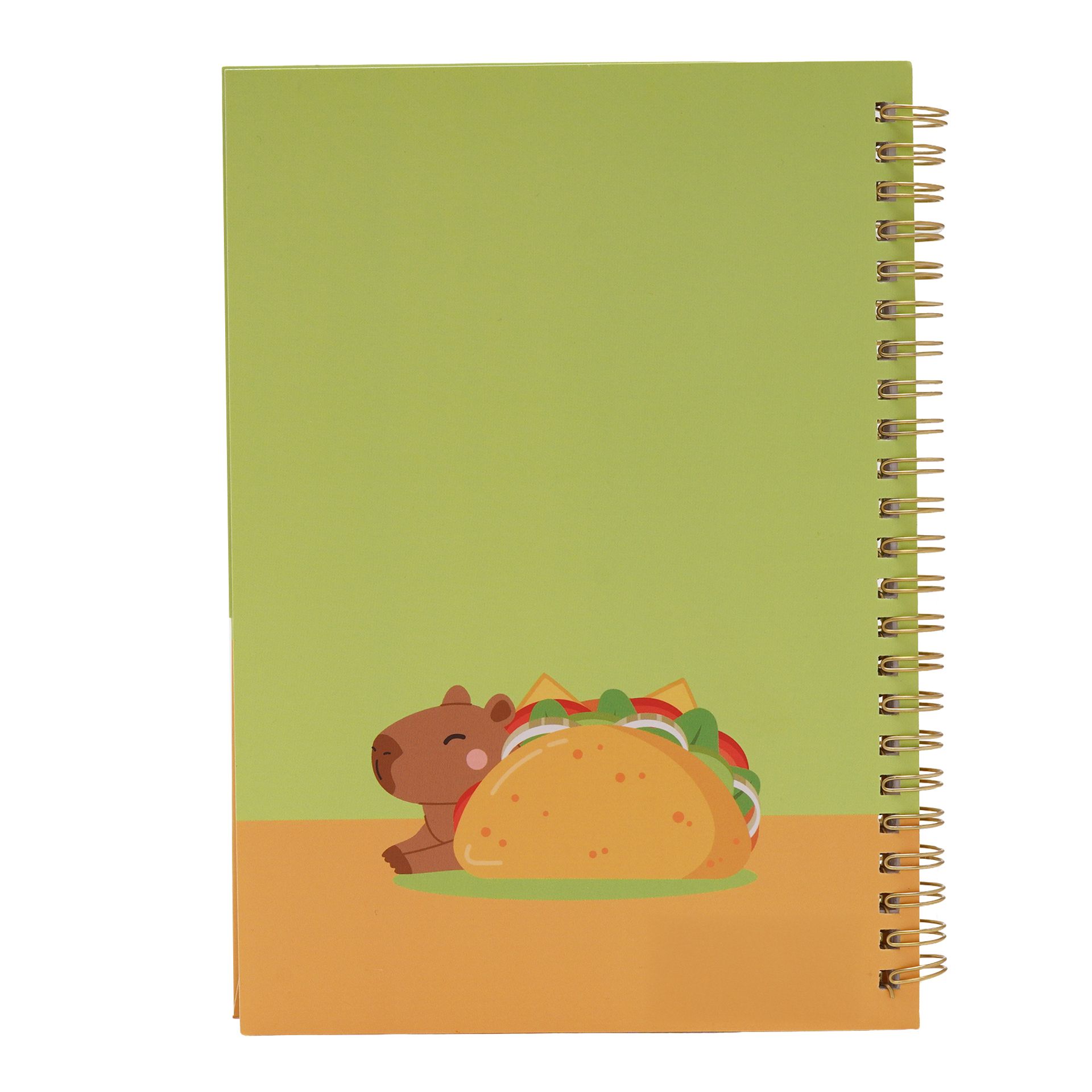 The Feel Good Club Capybara Square Spiral Soft Cover Notebook - Image 4