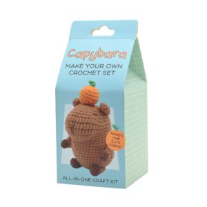 The Feel Good Club Capybara Make Your Own Crochet Set