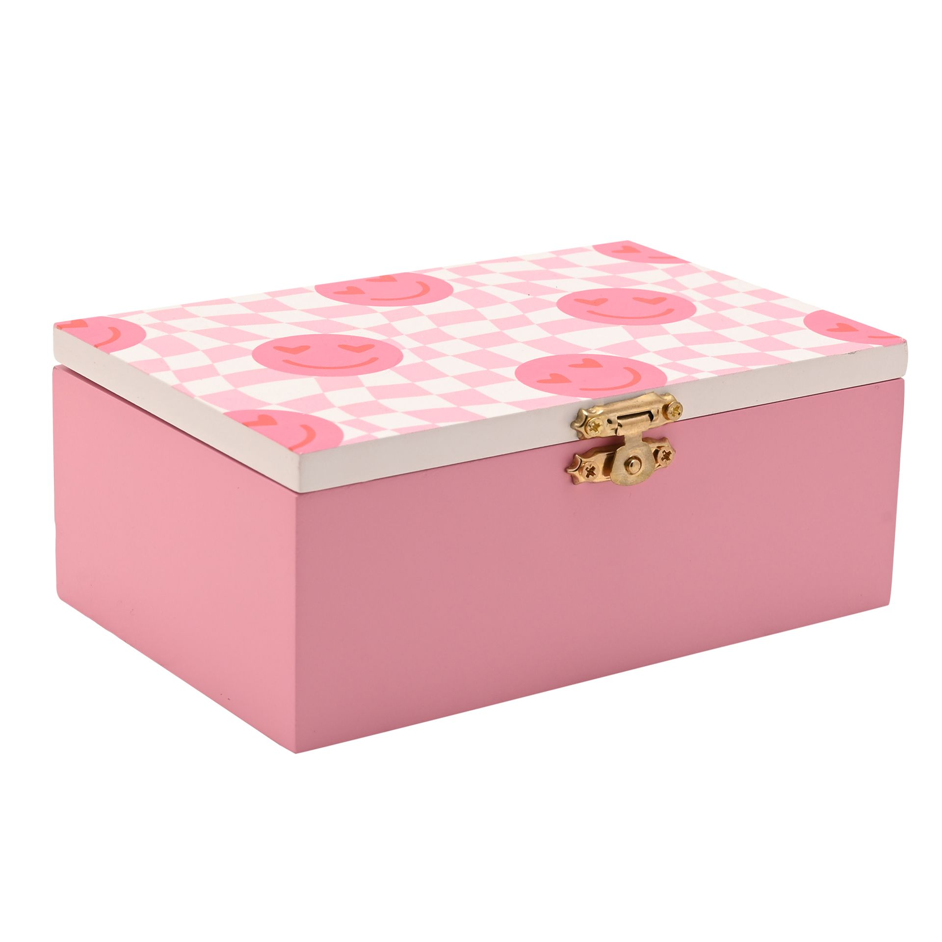 The Feel Good Club Chequerboard Smile Storage Box - Image 2