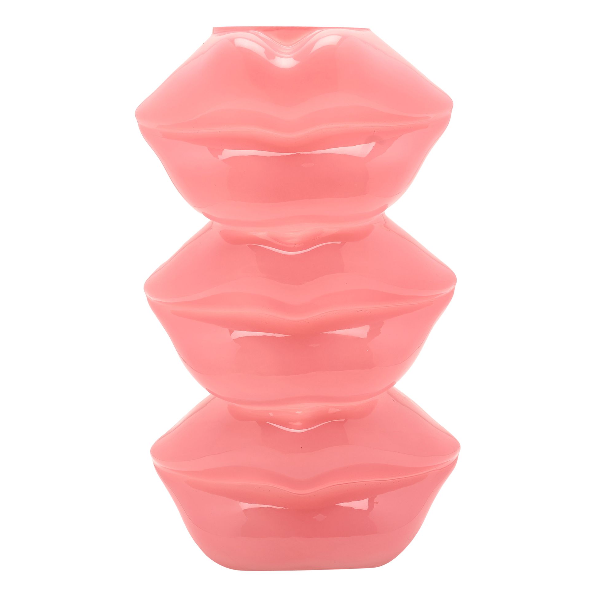 The Feel Good Club Glass Lip Stack Vase - Image 2