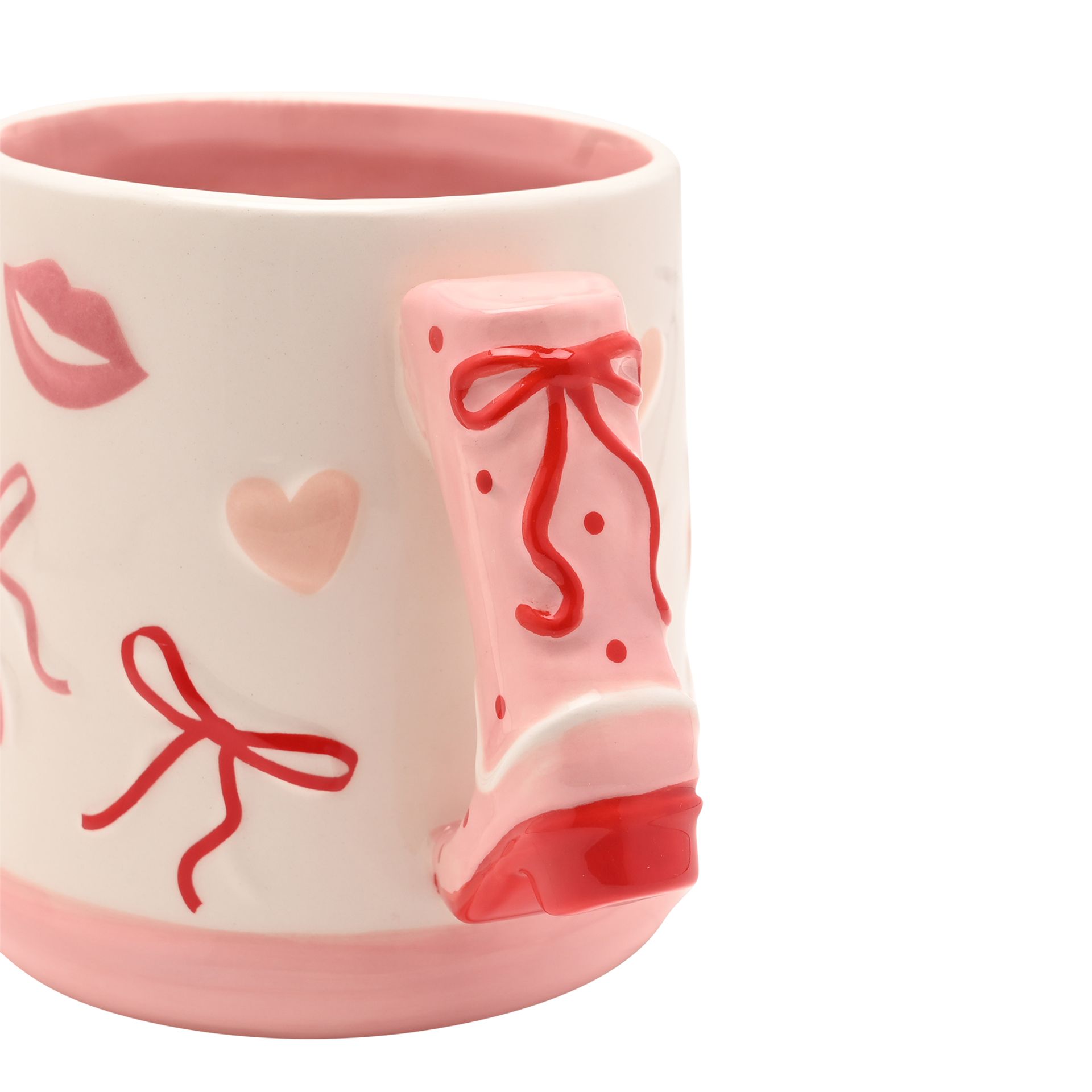 The Feel Good Club Cowboy Boot Bow Mug - Image 4