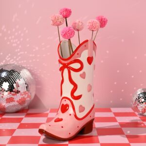 The Feel Good Club Cowgirl Boot Vase