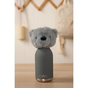 Pip The Plush Teddy Petrol Blue Stainless Steel Water Bottle 23cm / 450ml