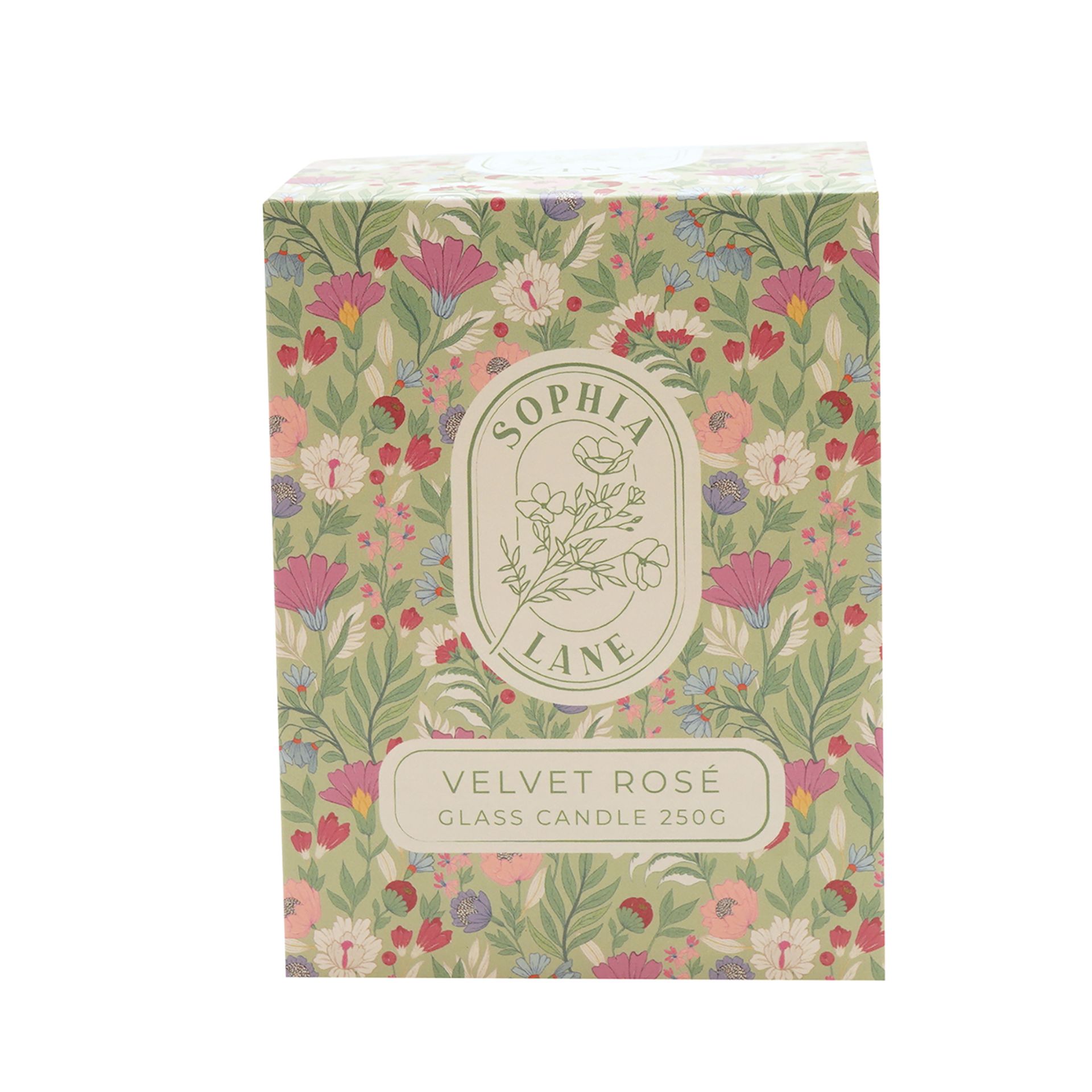 Sophia Lane Velvet Rose Floral Candle - 250g - Image 8