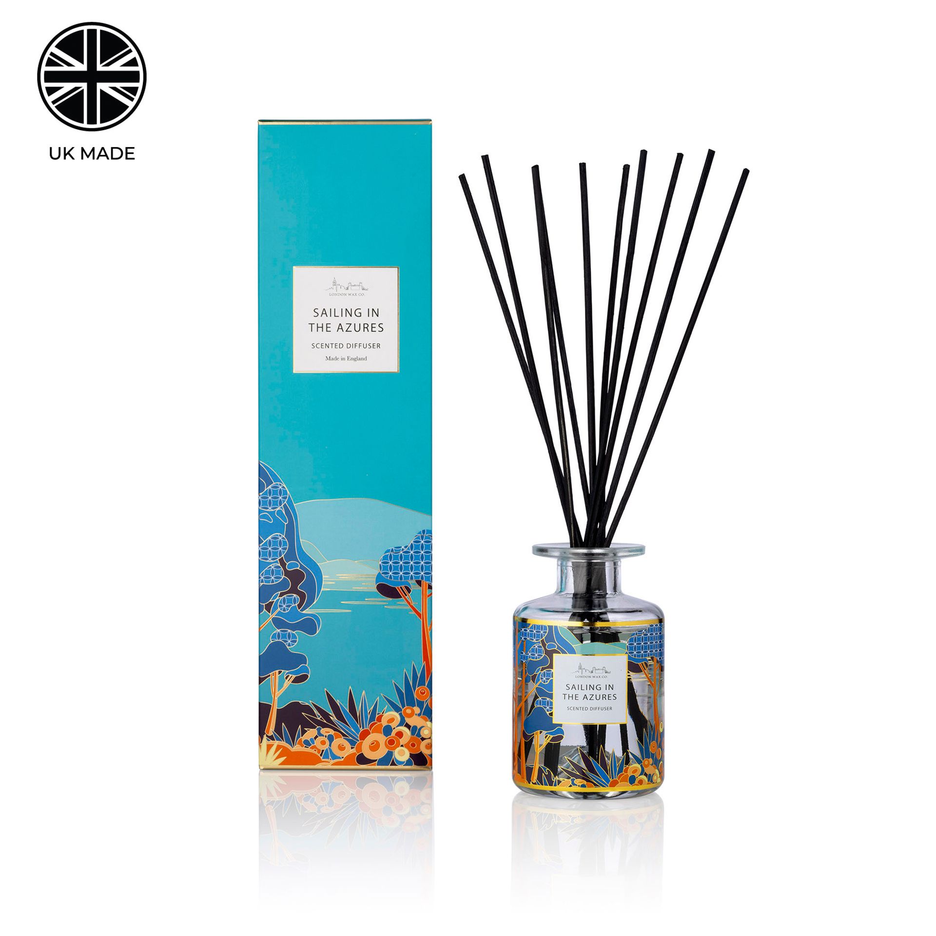 The London Wax Company Sailing In The Azures Diffuser 177ml - Image 2