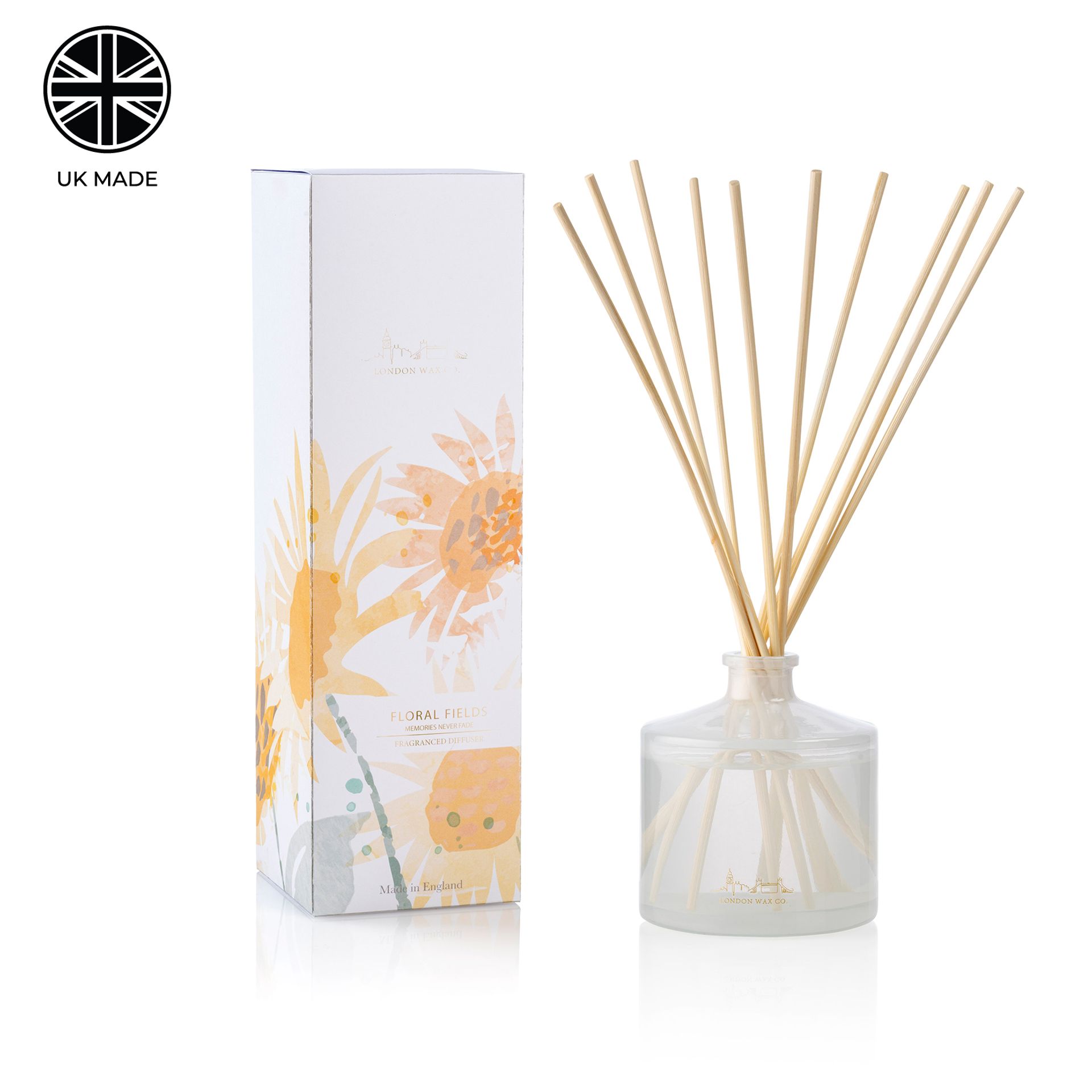 The London Wax Company Floral Fields Diffuser 148ml - Image 2