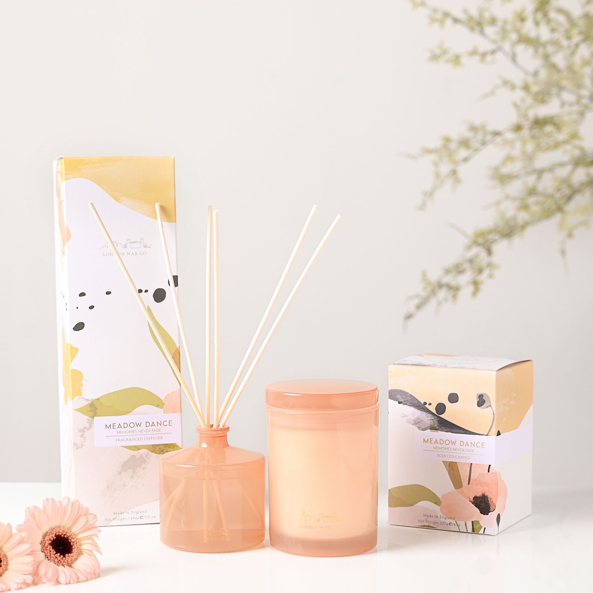 The London Wax Company Meadow Dance 1 Wick Candle 227g - Image 4