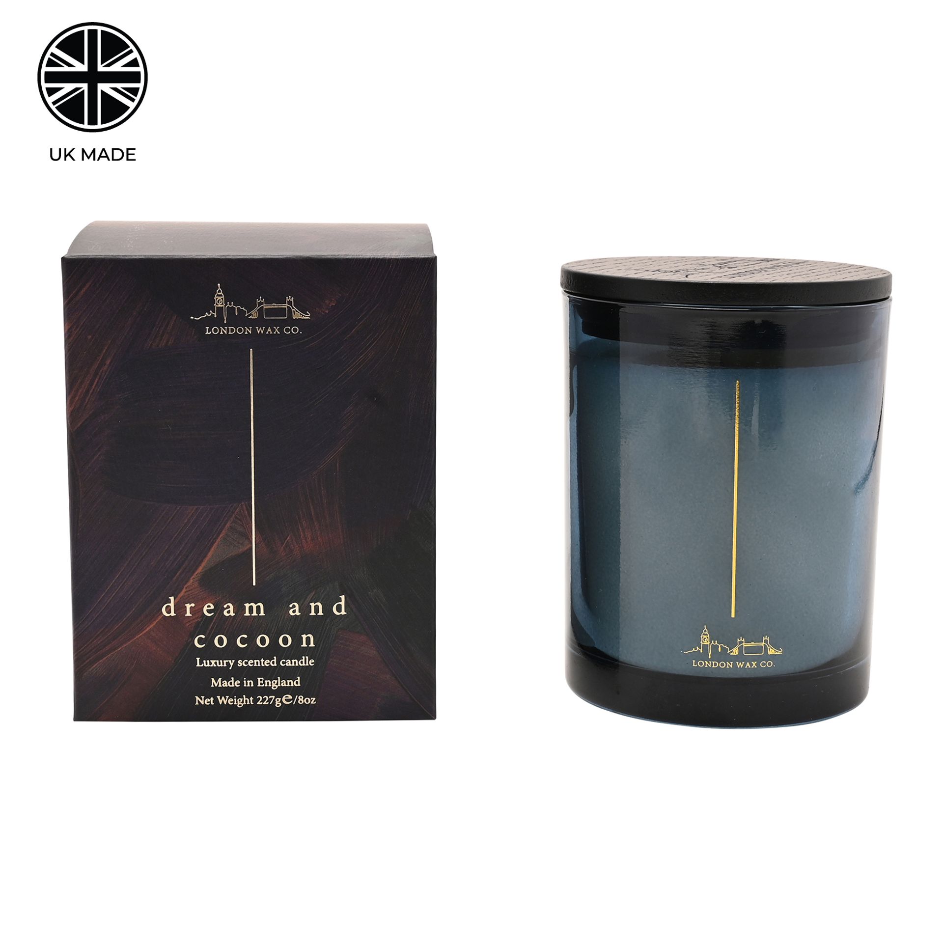The London Wax Company Dream & Cocoon Boxed Candle 227g - Image 2