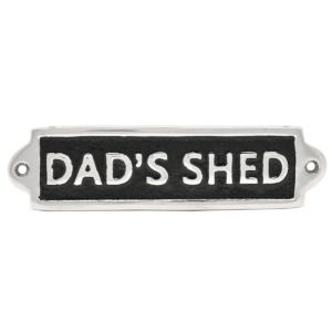 Harvey Makin Sign - Dad's Shed