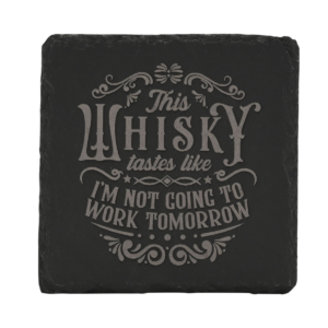 Harvey Makin Legend Slate Coaster - No Work