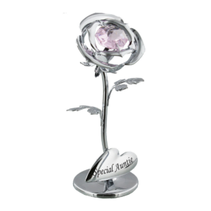 Crystocraft Celebration Rose - "Special Auntie"