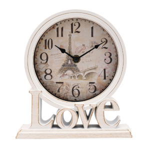 Hometime Mantel Clock - Love