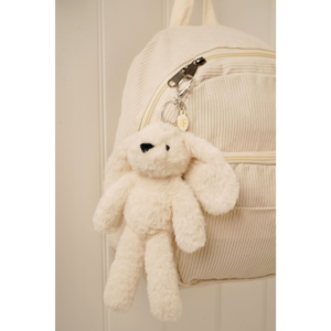 Talia The Plush Cream Bunny Keyring