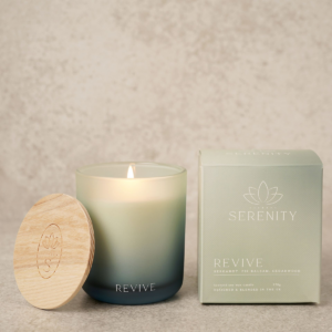 Serenity Revive Candle 270g Bergamot, Fir Balsam & Cedarwood