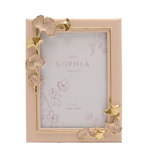Sophia Classic Ginkgo Blush Photo Frame 5" x 7"