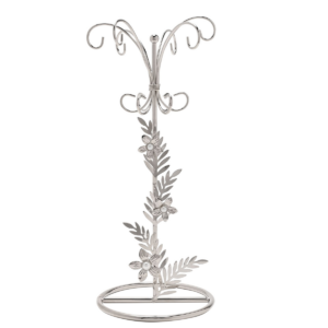 Sophia Classic Silver Daisy Jewellery Holder