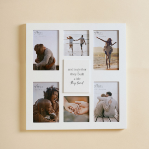 Amore Multi Aperture Photo Frame - Together They Built