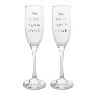Amore Champagne Flutes Set of 2 - The Best