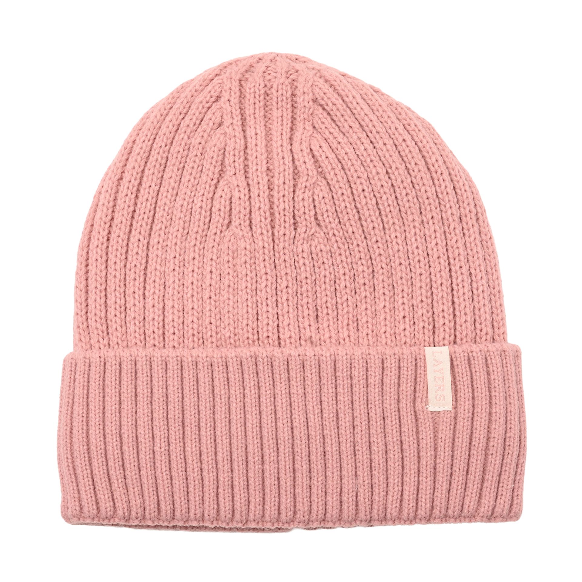 Sophia Layers Cosy Knit Hat Glove & Scarf Gift Set - Blush Pink - Image 3