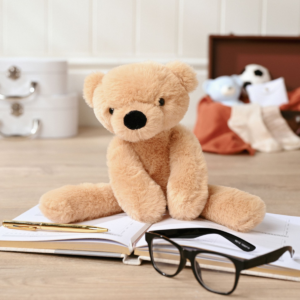 Hudson The Plush Long Leg Light Brown Teddy Bear  30 cm