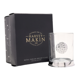 Harvey Makin Whisky Glass - Golf