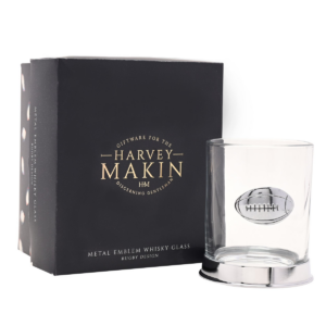 Harvey Makin Whisky Glass - Rugby