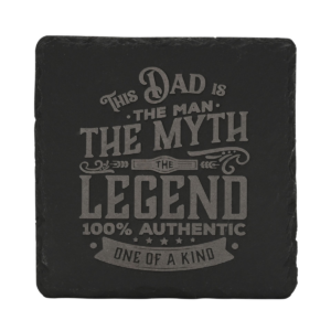 Harvey Makin Legend Slate Coaster - Dad