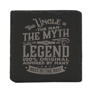 Harvey Makin Legend Slate Coaster - Uncle