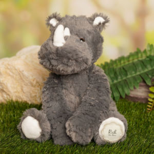 Rick The Plush Sitting Rhino 22cm