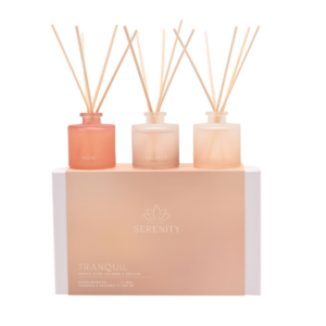 Serenity Tranquil Set of 3 Diffusers - Flow, Balance & Breathe